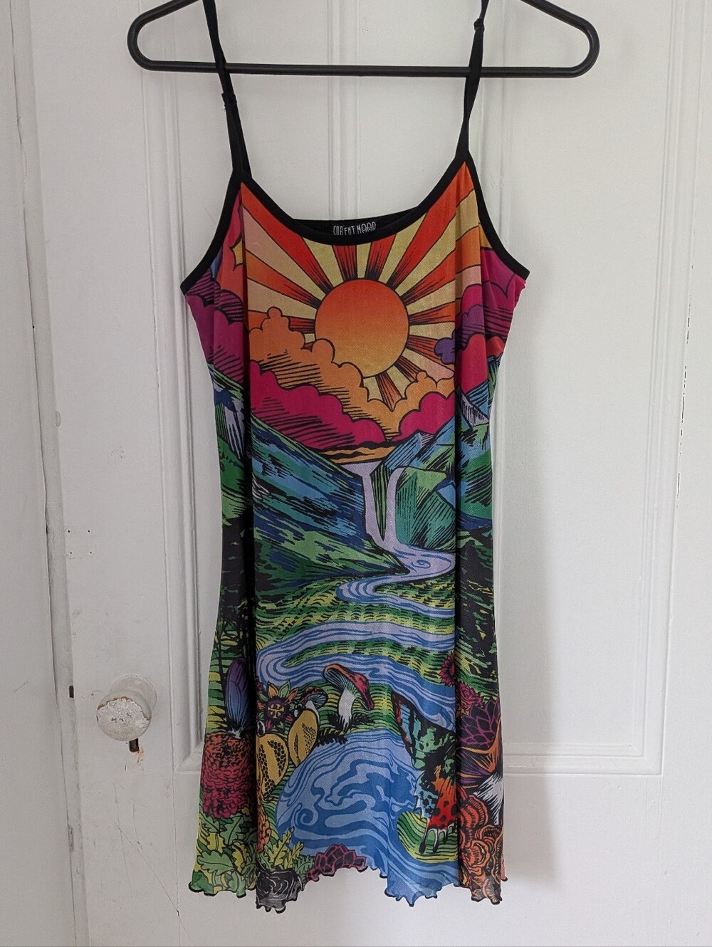 Current Mood Sunburst Slip Dress